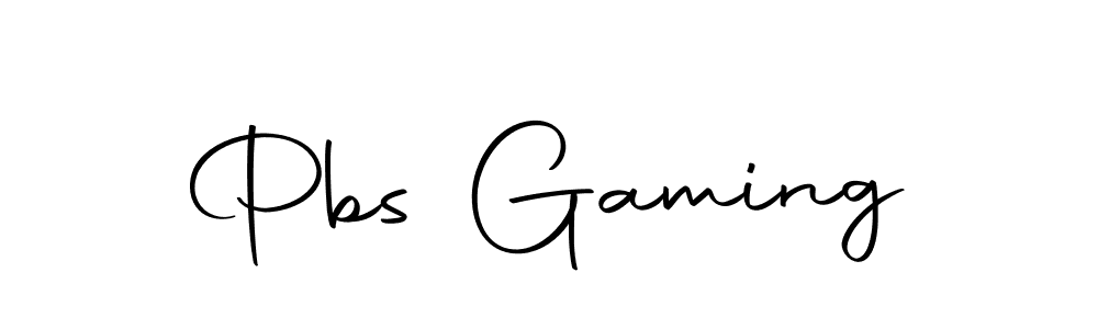 Create a beautiful signature design for name Pbs Gaming. With this signature (Autography-DOLnW) fonts, you can make a handwritten signature for free. Pbs Gaming signature style 10 images and pictures png