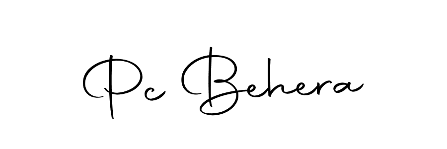 Design your own signature with our free online signature maker. With this signature software, you can create a handwritten (Autography-DOLnW) signature for name Pc Behera. Pc Behera signature style 10 images and pictures png