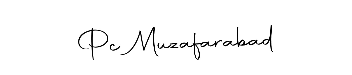 Pc Muzafarabad stylish signature style. Best Handwritten Sign (Autography-DOLnW) for my name. Handwritten Signature Collection Ideas for my name Pc Muzafarabad. Pc Muzafarabad signature style 10 images and pictures png