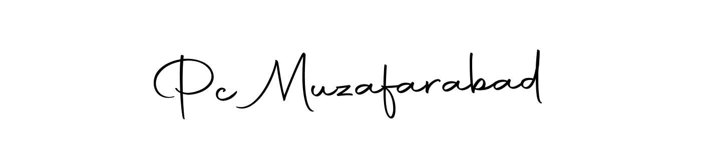 Pc Muzafarabad stylish signature style. Best Handwritten Sign (Autography-DOLnW) for my name. Handwritten Signature Collection Ideas for my name Pc Muzafarabad. Pc Muzafarabad signature style 10 images and pictures png