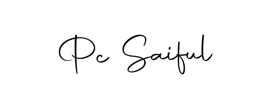 Autography-DOLnW is a professional signature style that is perfect for those who want to add a touch of class to their signature. It is also a great choice for those who want to make their signature more unique. Get Pc Saiful name to fancy signature for free. Pc Saiful signature style 10 images and pictures png
