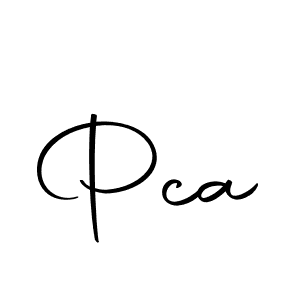 Design your own signature with our free online signature maker. With this signature software, you can create a handwritten (Autography-DOLnW) signature for name Pca. Pca signature style 10 images and pictures png