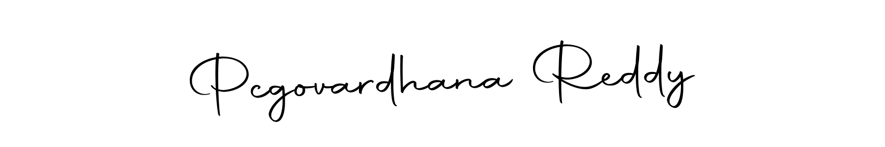Autography-DOLnW is a professional signature style that is perfect for those who want to add a touch of class to their signature. It is also a great choice for those who want to make their signature more unique. Get Pcgovardhana Reddy name to fancy signature for free. Pcgovardhana Reddy signature style 10 images and pictures png