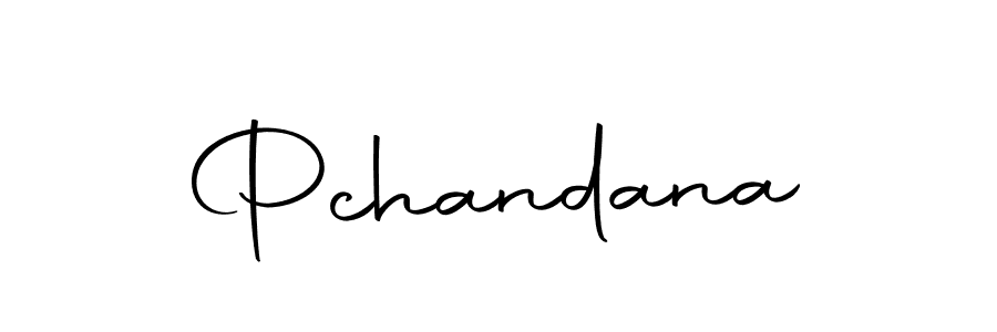 You should practise on your own different ways (Autography-DOLnW) to write your name (Pchandana) in signature. don't let someone else do it for you. Pchandana signature style 10 images and pictures png