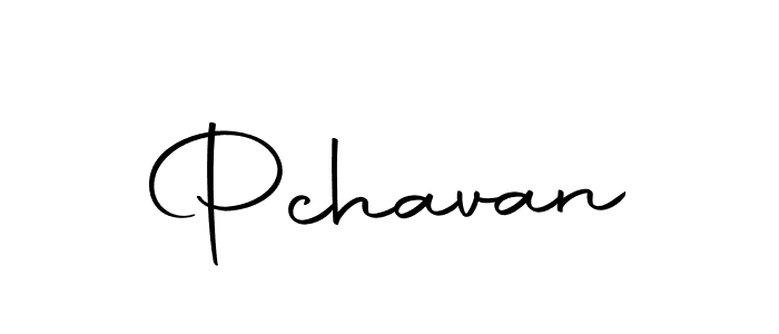 How to make Pchavan signature? Autography-DOLnW is a professional autograph style. Create handwritten signature for Pchavan name. Pchavan signature style 10 images and pictures png