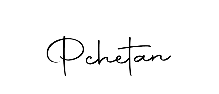 Design your own signature with our free online signature maker. With this signature software, you can create a handwritten (Autography-DOLnW) signature for name Pchetan. Pchetan signature style 10 images and pictures png