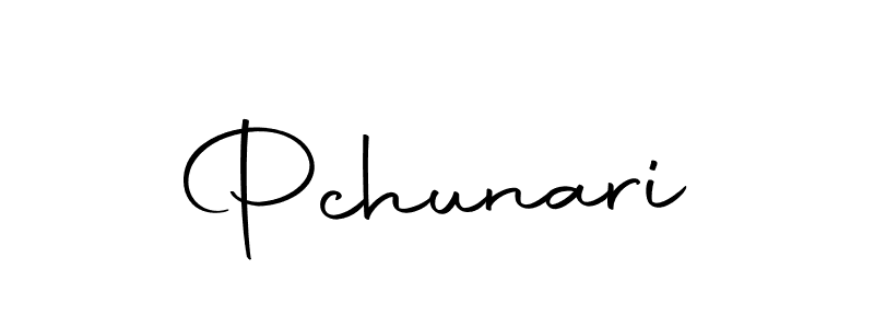 Make a beautiful signature design for name Pchunari. Use this online signature maker to create a handwritten signature for free. Pchunari signature style 10 images and pictures png