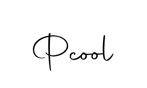 Use a signature maker to create a handwritten signature online. With this signature software, you can design (Autography-DOLnW) your own signature for name Pcool. Pcool signature style 10 images and pictures png