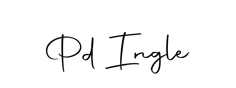 Design your own signature with our free online signature maker. With this signature software, you can create a handwritten (Autography-DOLnW) signature for name Pd Ingle. Pd Ingle signature style 10 images and pictures png