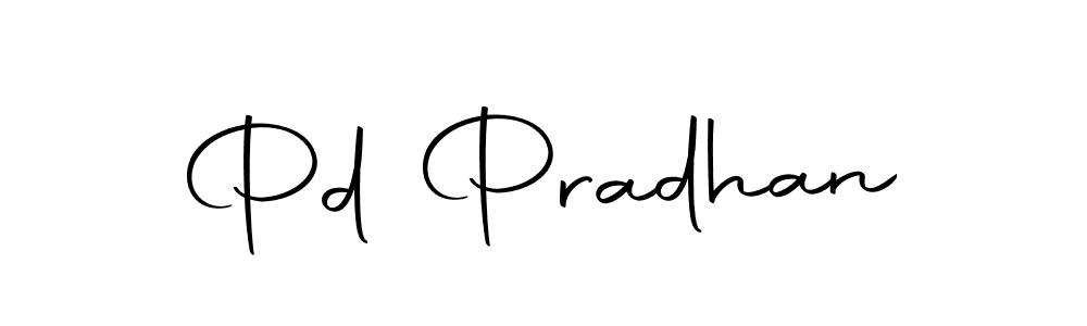 Create a beautiful signature design for name Pd Pradhan. With this signature (Autography-DOLnW) fonts, you can make a handwritten signature for free. Pd Pradhan signature style 10 images and pictures png