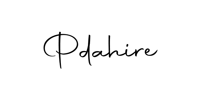 Use a signature maker to create a handwritten signature online. With this signature software, you can design (Autography-DOLnW) your own signature for name Pdahire. Pdahire signature style 10 images and pictures png