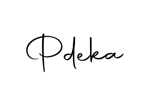 How to make Pdeka signature? Autography-DOLnW is a professional autograph style. Create handwritten signature for Pdeka name. Pdeka signature style 10 images and pictures png