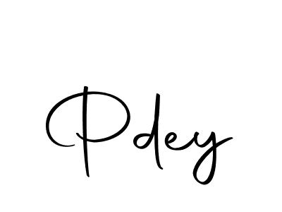 Similarly Autography-DOLnW is the best handwritten signature design. Signature creator online .You can use it as an online autograph creator for name Pdey. Pdey signature style 10 images and pictures png