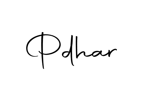 Use a signature maker to create a handwritten signature online. With this signature software, you can design (Autography-DOLnW) your own signature for name Pdhar. Pdhar signature style 10 images and pictures png