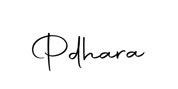 Make a beautiful signature design for name Pdhara. Use this online signature maker to create a handwritten signature for free. Pdhara signature style 10 images and pictures png