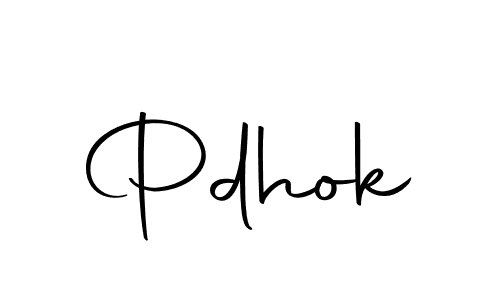 How to Draw Pdhok signature style? Autography-DOLnW is a latest design signature styles for name Pdhok. Pdhok signature style 10 images and pictures png