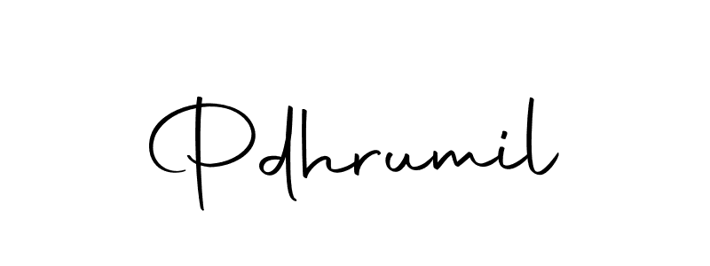 Also we have Pdhrumil name is the best signature style. Create professional handwritten signature collection using Autography-DOLnW autograph style. Pdhrumil signature style 10 images and pictures png