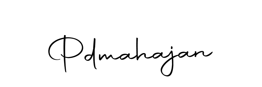 Create a beautiful signature design for name Pdmahajan. With this signature (Autography-DOLnW) fonts, you can make a handwritten signature for free. Pdmahajan signature style 10 images and pictures png
