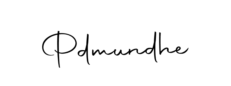 Design your own signature with our free online signature maker. With this signature software, you can create a handwritten (Autography-DOLnW) signature for name Pdmundhe. Pdmundhe signature style 10 images and pictures png