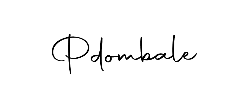 How to make Pdombale name signature. Use Autography-DOLnW style for creating short signs online. This is the latest handwritten sign. Pdombale signature style 10 images and pictures png