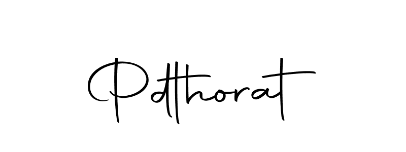 Make a beautiful signature design for name Pdthorat. With this signature (Autography-DOLnW) style, you can create a handwritten signature for free. Pdthorat signature style 10 images and pictures png