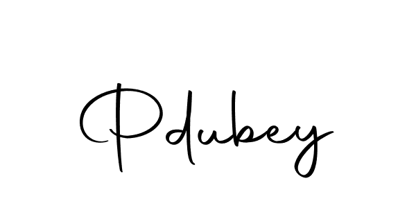 Make a beautiful signature design for name Pdubey. With this signature (Autography-DOLnW) style, you can create a handwritten signature for free. Pdubey signature style 10 images and pictures png