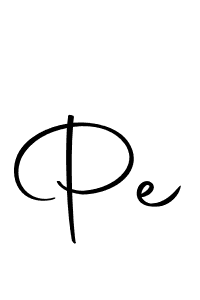 You should practise on your own different ways (Autography-DOLnW) to write your name (Pe) in signature. don't let someone else do it for you. Pe signature style 10 images and pictures png