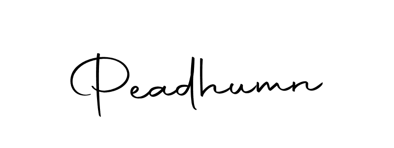 How to make Peadhumn name signature. Use Autography-DOLnW style for creating short signs online. This is the latest handwritten sign. Peadhumn signature style 10 images and pictures png