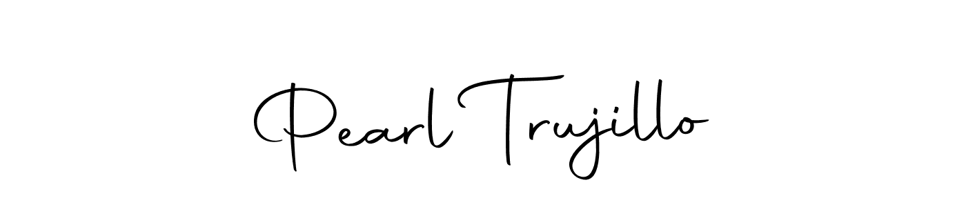 You should practise on your own different ways (Autography-DOLnW) to write your name (Pearl Trujillo) in signature. don't let someone else do it for you. Pearl Trujillo signature style 10 images and pictures png