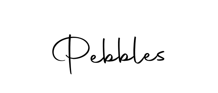 Pebbles stylish signature style. Best Handwritten Sign (Autography-DOLnW) for my name. Handwritten Signature Collection Ideas for my name Pebbles. Pebbles signature style 10 images and pictures png