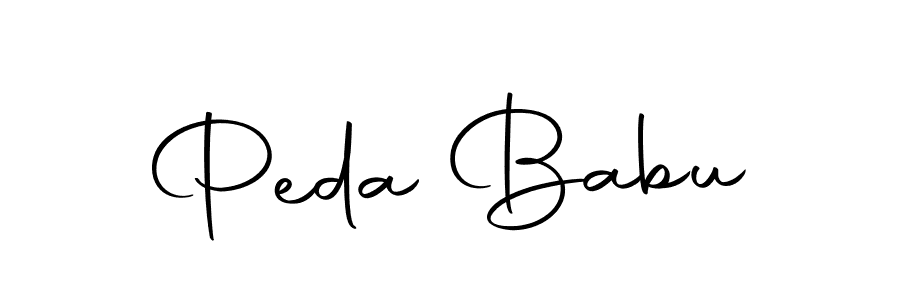 How to make Peda Babu name signature. Use Autography-DOLnW style for creating short signs online. This is the latest handwritten sign. Peda Babu signature style 10 images and pictures png