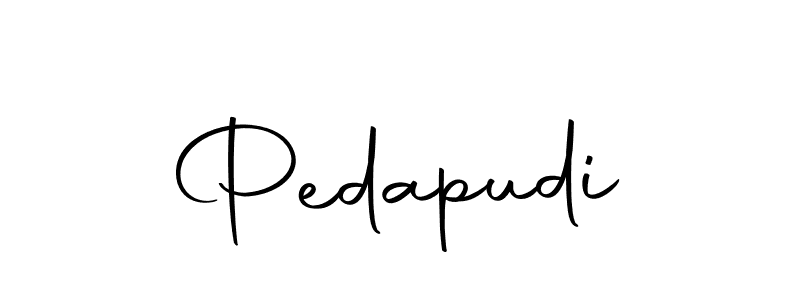 Pedapudi stylish signature style. Best Handwritten Sign (Autography-DOLnW) for my name. Handwritten Signature Collection Ideas for my name Pedapudi. Pedapudi signature style 10 images and pictures png