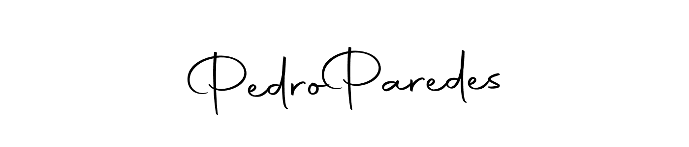 This is the best signature style for the Pedro  Paredes name. Also you like these signature font (Autography-DOLnW). Mix name signature. Pedro  Paredes signature style 10 images and pictures png