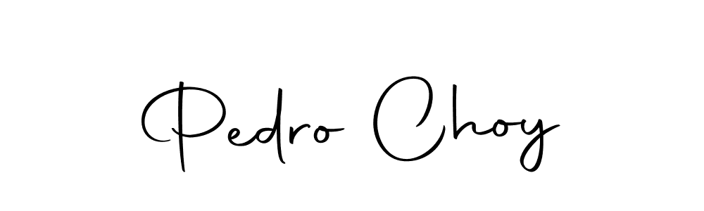 Similarly Autography-DOLnW is the best handwritten signature design. Signature creator online .You can use it as an online autograph creator for name Pedro Choy. Pedro Choy signature style 10 images and pictures png