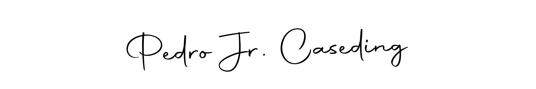 Create a beautiful signature design for name Pedro Jr. Caseding. With this signature (Autography-DOLnW) fonts, you can make a handwritten signature for free. Pedro Jr. Caseding signature style 10 images and pictures png
