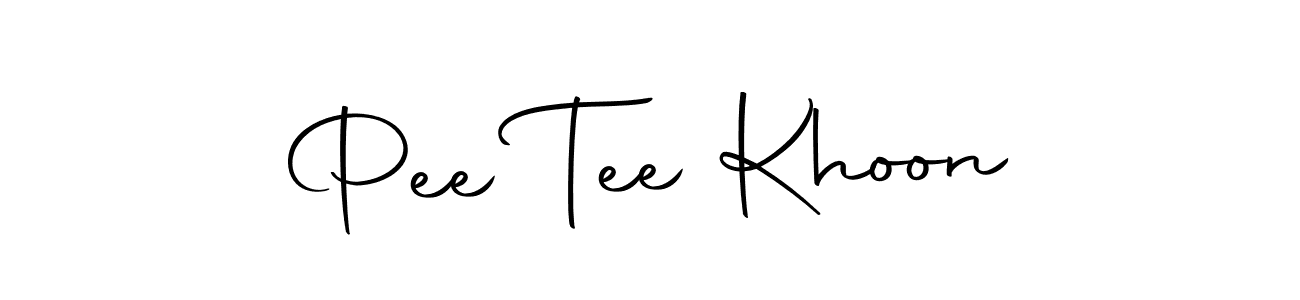 Make a beautiful signature design for name Pee Tee Khoon. With this signature (Autography-DOLnW) style, you can create a handwritten signature for free. Pee Tee Khoon signature style 10 images and pictures png