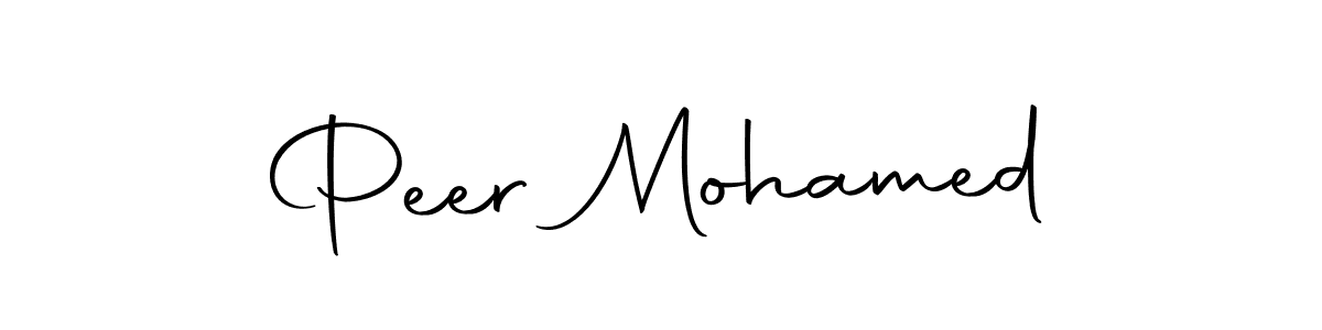 Make a short Peer Mohamed signature style. Manage your documents anywhere anytime using Autography-DOLnW. Create and add eSignatures, submit forms, share and send files easily. Peer Mohamed signature style 10 images and pictures png