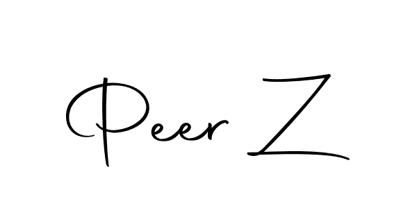 You should practise on your own different ways (Autography-DOLnW) to write your name (Peer Z) in signature. don't let someone else do it for you. Peer Z signature style 10 images and pictures png