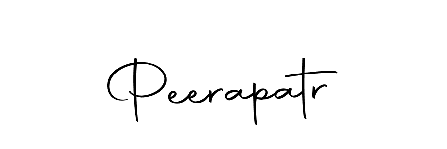 Design your own signature with our free online signature maker. With this signature software, you can create a handwritten (Autography-DOLnW) signature for name Peerapatr. Peerapatr signature style 10 images and pictures png