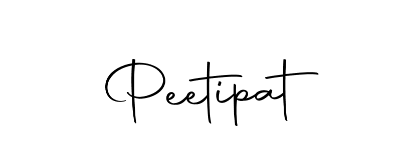 Use a signature maker to create a handwritten signature online. With this signature software, you can design (Autography-DOLnW) your own signature for name Peetipat. Peetipat signature style 10 images and pictures png