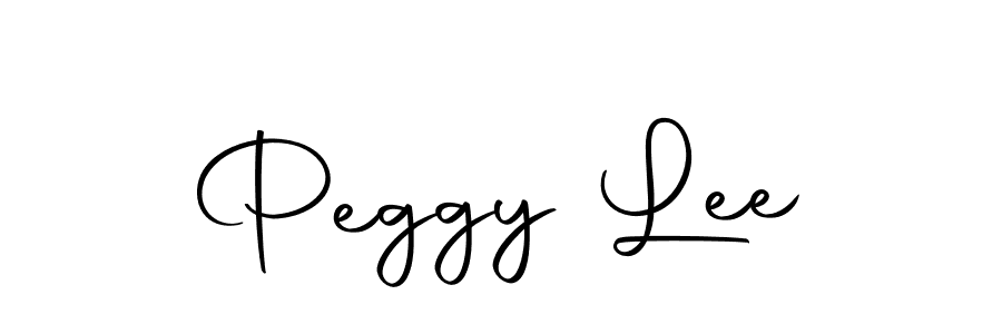 Design your own signature with our free online signature maker. With this signature software, you can create a handwritten (Autography-DOLnW) signature for name Peggy Lee. Peggy Lee signature style 10 images and pictures png