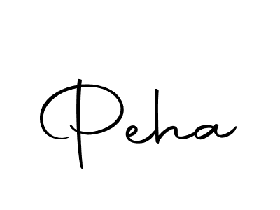 Create a beautiful signature design for name Peha. With this signature (Autography-DOLnW) fonts, you can make a handwritten signature for free. Peha signature style 10 images and pictures png