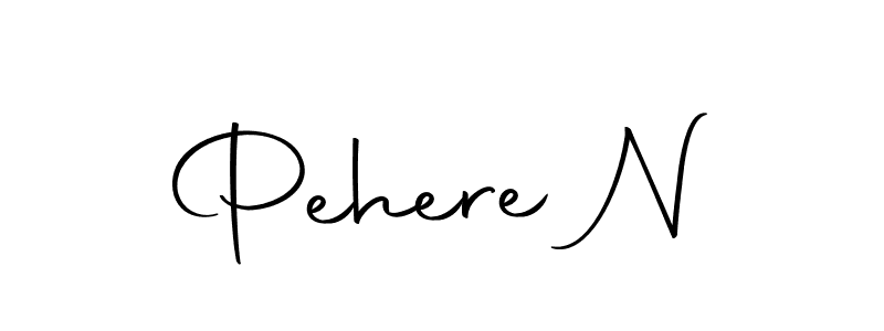 Make a beautiful signature design for name Pehere N. With this signature (Autography-DOLnW) style, you can create a handwritten signature for free. Pehere N signature style 10 images and pictures png