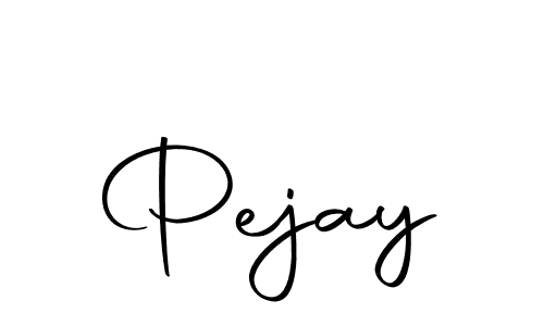 You should practise on your own different ways (Autography-DOLnW) to write your name (Pejay) in signature. don't let someone else do it for you. Pejay signature style 10 images and pictures png