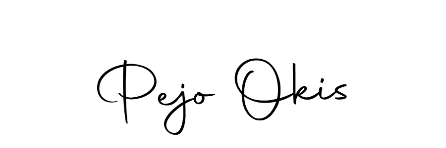 You should practise on your own different ways (Autography-DOLnW) to write your name (Pejo Okis) in signature. don't let someone else do it for you. Pejo Okis signature style 10 images and pictures png