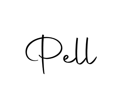 You should practise on your own different ways (Autography-DOLnW) to write your name (Pell) in signature. don't let someone else do it for you. Pell signature style 10 images and pictures png