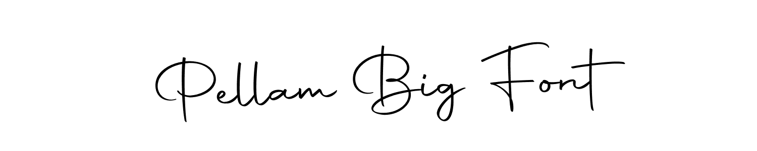 How to make Pellam Big Font name signature. Use Autography-DOLnW style for creating short signs online. This is the latest handwritten sign. Pellam Big Font signature style 10 images and pictures png