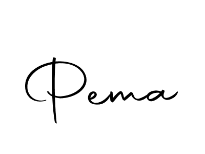 Create a beautiful signature design for name Pema. With this signature (Autography-DOLnW) fonts, you can make a handwritten signature for free. Pema signature style 10 images and pictures png