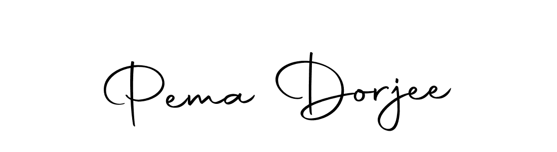 Create a beautiful signature design for name Pema Dorjee. With this signature (Autography-DOLnW) fonts, you can make a handwritten signature for free. Pema Dorjee signature style 10 images and pictures png