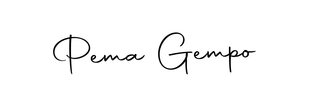 How to make Pema Gempo signature? Autography-DOLnW is a professional autograph style. Create handwritten signature for Pema Gempo name. Pema Gempo signature style 10 images and pictures png
